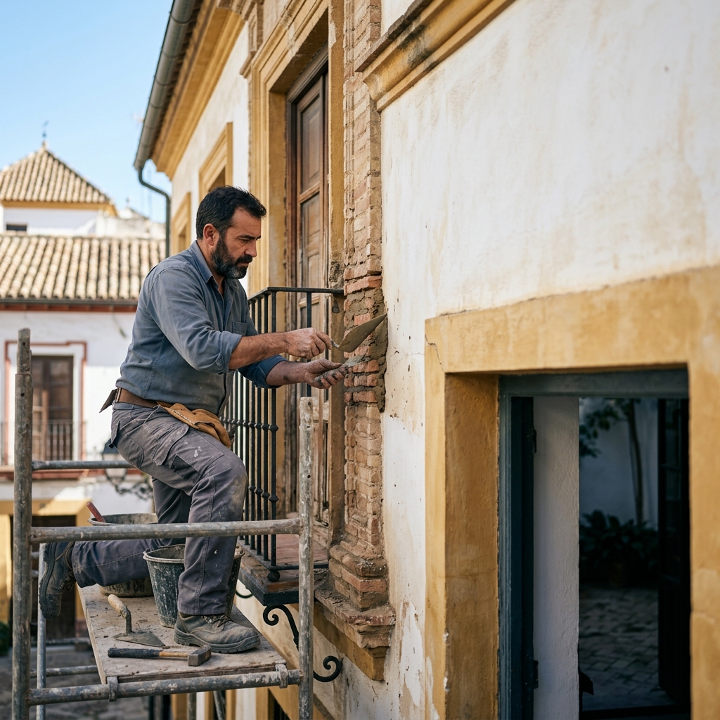 Rehabilitación de fachadas en Sevilla